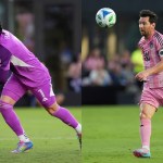 Nicholas Hagen y Lionel Messi
