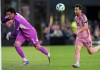 Nicholas Hagen y Lionel Messi