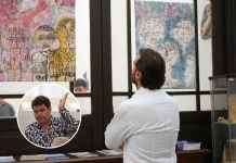 El talento guatemalteco brilla en Roma: Sebastián López Durán expone su arte en la Diócesis Sebastián López Durán