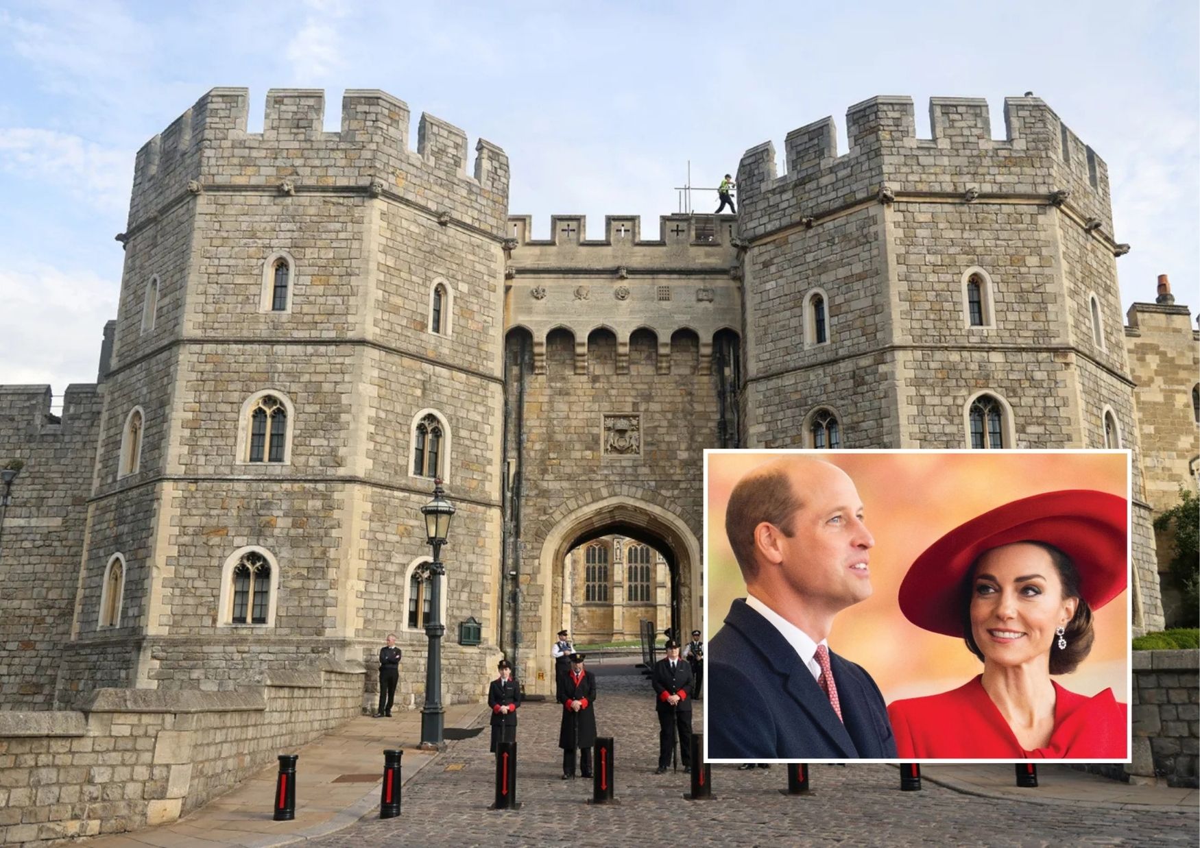 Intruso irrumpe en el castillo y pone en alerta la seguridad de Kate Middleton y el príncipe William