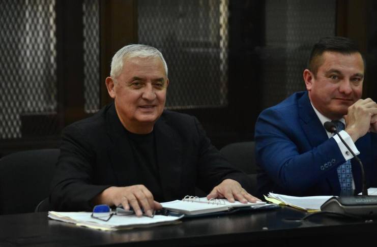 El expresidente Otto Pérez Molina ya no esta obligado a pagar la reparación digna en el caso Cooptación del Estado. Foto La Hora: Daniel Ramírez