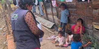 PGN rescata a cinco menores de edad en Baja Verapaz por descuido y negligencia