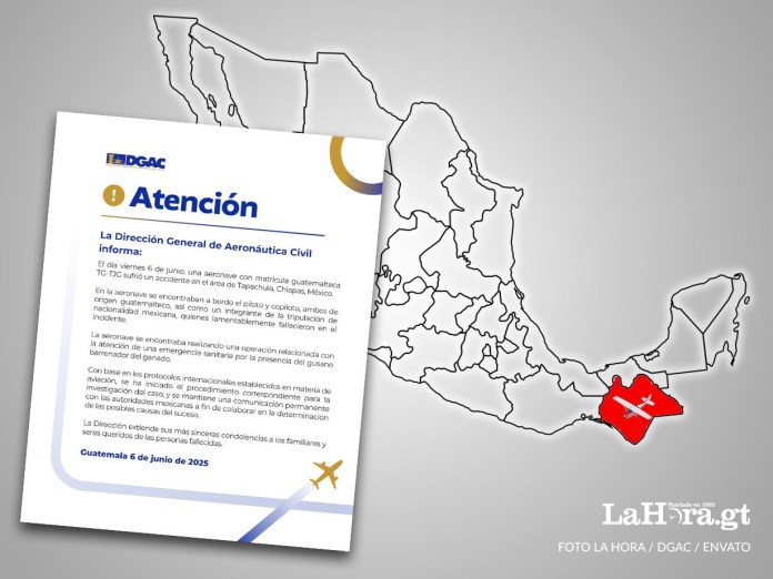 Piloto y copiloto fallecen en accidente aéreo, México investiga, según Aeronáutica.