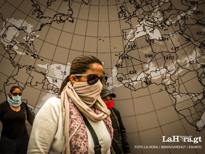 El Instituto Nacional de Sismología, Vulcanología, Meteorología e Hidrología (INSIVUMEH) ha dado a conocer su perspectiva sobre la presencia del polvo del Sahara en Guatemala. Foto La Hora: INSIVUMEH, Diseño- Roberto Altán,