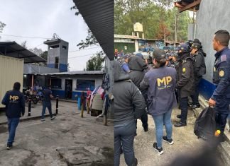 MP, en conjunto a la PNC, realiza una requisa en el Centro Preventivo para Hombres y Mujeres de Chimaltenango, en busca de indivualizar a privados de libertad involucrados en hechos contra la vida.