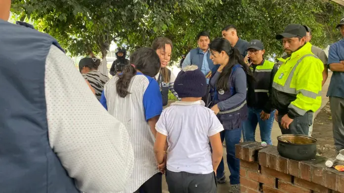 Rescatados OMPNA y PGN rescatan a tres niños en condiciones inhumanas bajo paso a desnivel de San Cristóbal