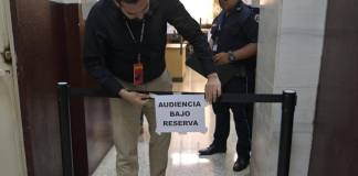 Juzgado de Mayor Riesgo D llevó a cabo audiencia bajo reserva. Foto La Hora: Fabricio Alonzo