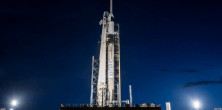 Aeronave Falcon 9 de la empresa SpaceX. Foto La Hora: SpaceX