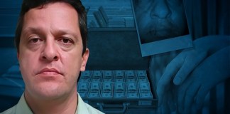 Rubén Tobar en huelga de hambre tras ser condenado a 56 años por lavado de dinero y no pagar una multa. Arte La Hora: Alejandro Ramírez