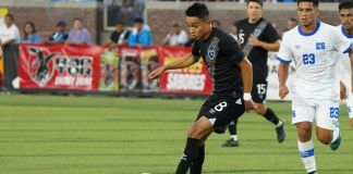 Partido de la selección nacional en contra de El Salvador. Foto La Hora: FFG