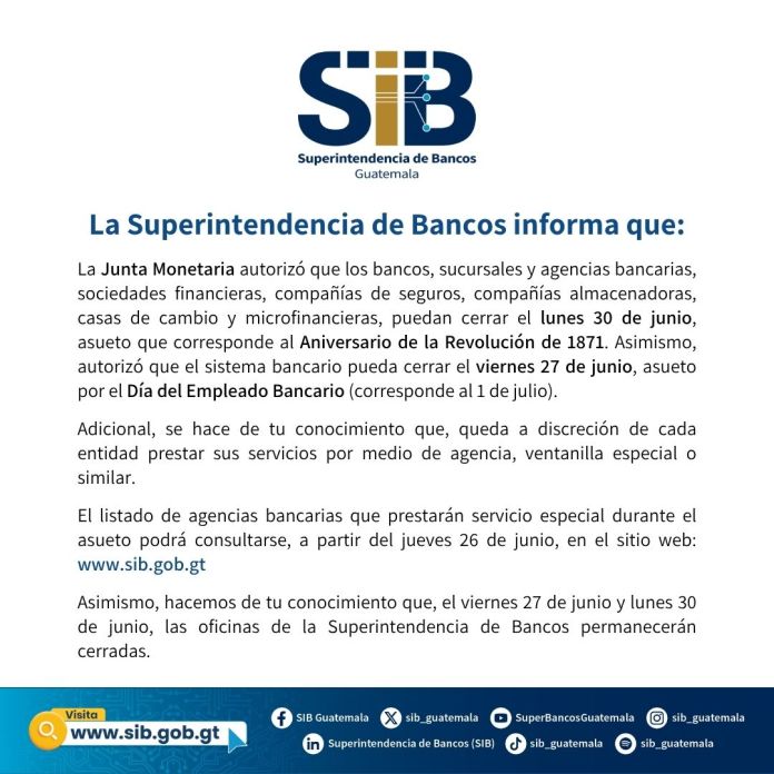 SIB asueto