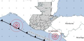 Autoridades del Insivumeh han reportado un total de cuatro sismos durante horas de la madrugada en costas del océano Pacífico. Foto La Hora: Insivumeh