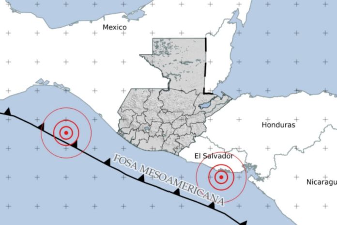 Sismos (1) Autoridades del Insivumeh han reportado un total de cuatro sismos durante horas de la madrugada en costas del océano Pacífico. Foto La Hora: Insivumeh
