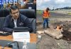 Las autoridades del CIV anuncian mejoras al sistema de luces del Aeropuerto. Foto La Hora: CIV