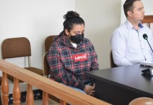 Thelma Marroquín condenada a 100 años de prisión por el asesinato de Josseline Arias y su bebé. Foto La Hora: Cortesía/Cablevisión del Norte