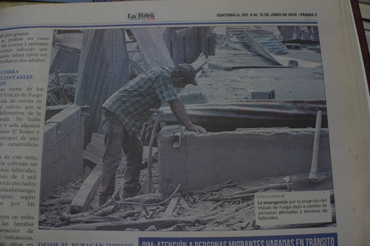 tragedia volcán