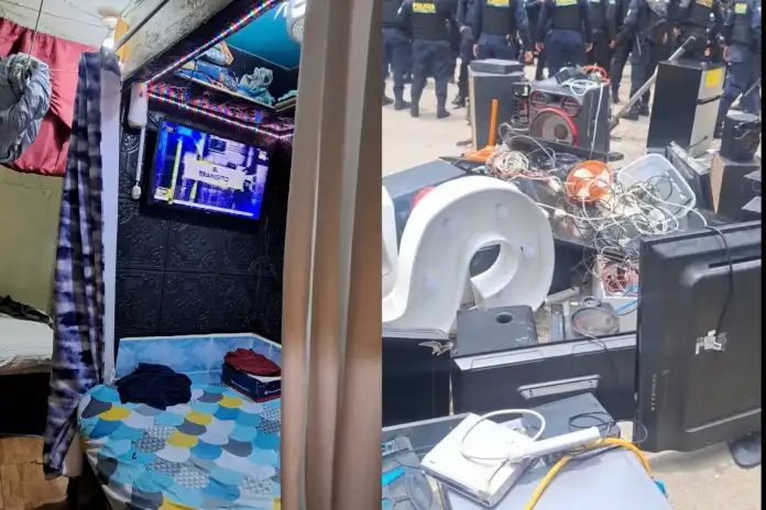 Zona 18 Xbox, piscinas, televisores y bocinas: Los lujos de los reos en el Preventivo de la zona 18