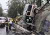 Un aparatoso accidente tuvo lugar la tarde de este 21 de junio. Foto: La Hora / Bomberos Voluntarios.