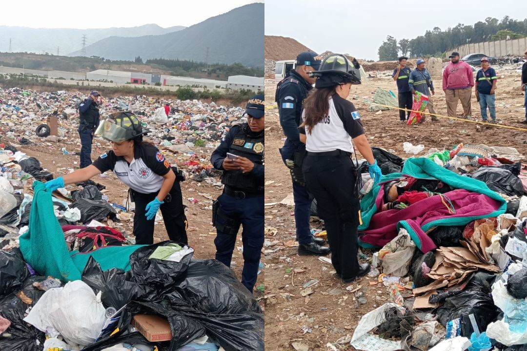 Recicladores hallan cadáver dentro de sábanas en el vertedero de AMSA