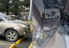 Vehículo y armas con reporte de robo son ubicados en parque de un centro comercial en Mixco.