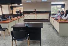 Señalamientos de mentiras y otras acciones se escucharon en audiencia contra sindicalista del TSE, Angelita Martínez. Foto La Hora: Daniel Martínez