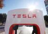 Fotografía de archivo de un puesto de carga para vehículos Tesla. Foto La Hora: EFE
