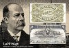 Billete de 25 pesos guatemaltecos junto a Manuel Estrada Cabrera. Arte La Hora: Alejando Ramírez