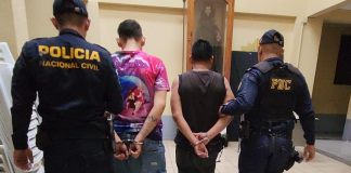 PNC captura a dos personas al darse a la fuga luego de presuntamente ser partícipes de un ataque armado en Cuilapa, Santa Rosa.