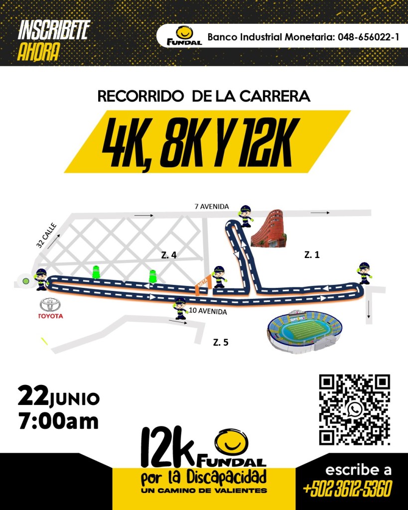 Fundal comparte el recorrido de su carrera con la que busca fomentar la inclusión de personas sordas y ciegas. Foto: Fundal