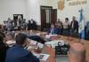 La comisión de Finanzas discute una iniciativa de ley para incrementar las pensiones que paga el IGSS, por lo que se reunió con Finanzas Públicas y del Seguro Social. Foto: La Hora / Fabricio Alonzo
