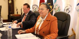 El Ministerio Público (MP) evita que Consuelo Porras, haga una aparición pública para desvanecer los señalamientos sobre su estado de salud. Foto La Hora: MP