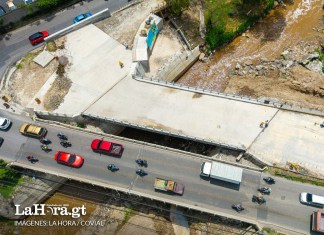 Covial informó que retomarán los trabajos en el Puente Tubac, el cual forma parte de proyectos inconclusos del Decreto 21-2022. Diseño La Hora: Alejandro Ramírez