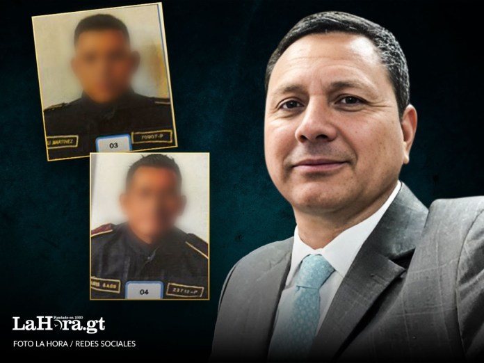 Autoridades del MP anunciaron la captura de dos agentes de la PNC luego de supuestamente pedir 