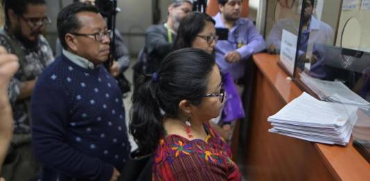 Defensa de Luis Pacheco presentó un amparo ante la CSJ. Foto La Hora: Fabricio Alonzo