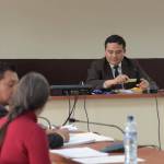 Angelita Martínez pidió disculpas por decir que era testigo protegido. Foto La Hora: José Orozco