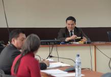 Angelita Martínez pidió disculpas por decir que era testigo protegido. Foto La Hora: José Orozco