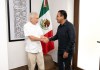 El gobernador de Chiapas y el embajador de Guatemala sotuvieron una reunión tras el incidente en la Mesilla: Foto La Hora: Eduardo Ramírez.