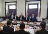 Las autoridades de Finanzas, Segeplan y de la Secretaría de Coordinación Ejecutiva de la Presidencia responden por la ejecución en los Codedes. Foto: La Hora