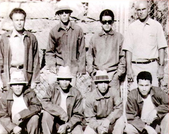 Integrantes de antaño de la pandilla White Fence en Los Ángeles, California