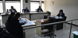 Tras librarse de reparación digna, Otto Pérez busca recuperar finca en Chimaltenango Magistrados suplentes de la Sala Segunda de Apelaciones de Mayor Riesgo conocen petición sobre finca vinculada a Otto Pérez Molina. Foto La Hora: Daniel Ramírez