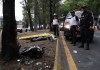 Bomberos Voluntarios reportan la colisión de una motocicleta sobre la 17 calle del Anillo Periférico.