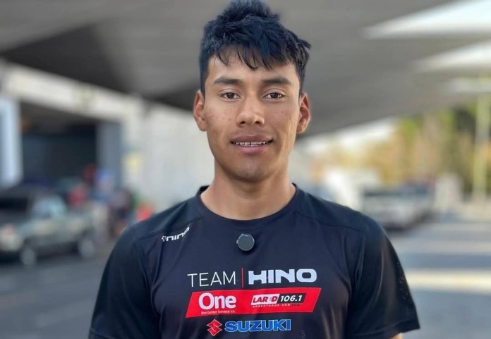 El ciclista guatemalteco, Wilson Chonay, salió herido en un accidente de tránsito en Zaragoza, Chimaltenago. Foto La Hora: FGC El ciclista guatemalteco, Wilson Chonay, salió herido en un accidente de tránsito en Zaragoza, Chimaltenago. Foto La Hora: FGC
