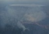 Un incendio se registró en el Parque Nacional Laguna Lachuá. Foto La Hora: Conap