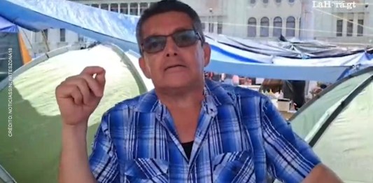 Joviel Acevedo líder del STEG. Foto La Hora: redes sociales
