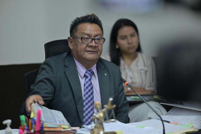 El juez Pedro Laynez acusó a medios de comunicación de afectar su honor. Foto La Hora: Fabricio Alonzo