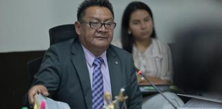 El juez Pedro Laynez acusó a medios de comunicación de afectar su honor. Foto La Hora: Fabricio Alonzo