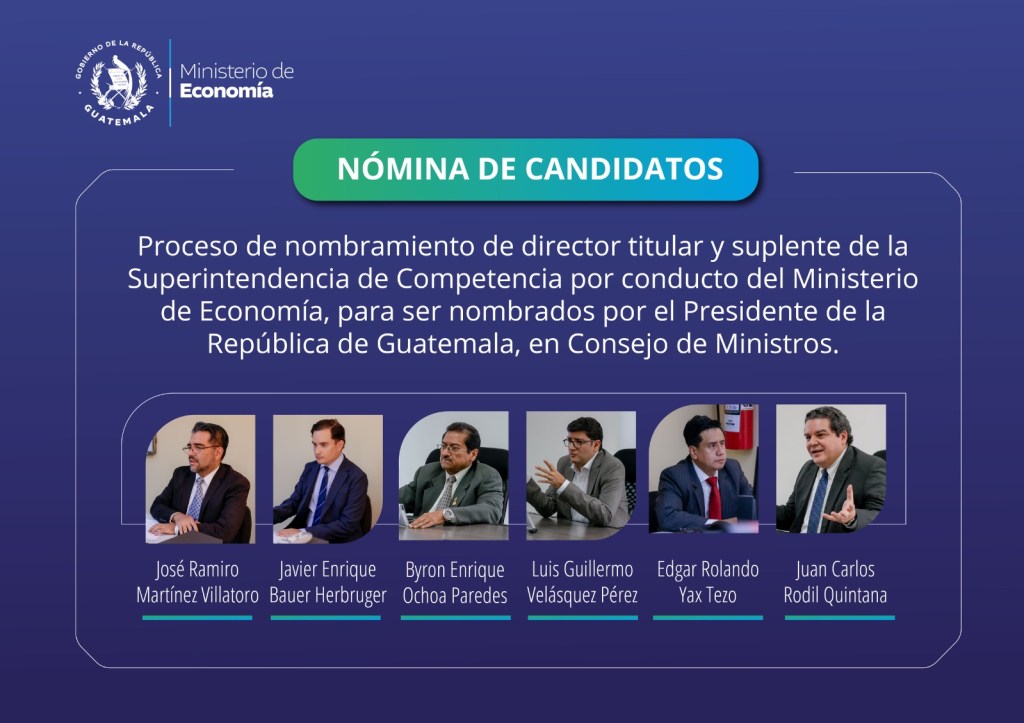 nómina para directores de Competencia
