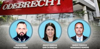 Alejandro Prado Estrada Ingrid Vanessa García Vásquez Los magistrados titulares de la Sala Tercera de Apelaciones, Alejandro Prado Estrada Ingrid Vanessa García Vásquez Mario Federico Hernández Romero. Diseño: La Hora / Roberto Altán.