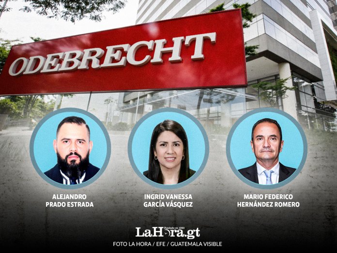 odebrecht Alejandro Prado Estrada Ingrid Vanessa García Vásquez Los magistrados titulares de la Sala Tercera de Apelaciones, Alejandro Prado Estrada Ingrid Vanessa García Vásquez Mario Federico Hernández Romero. Diseño: La Hora / Roberto Altán.