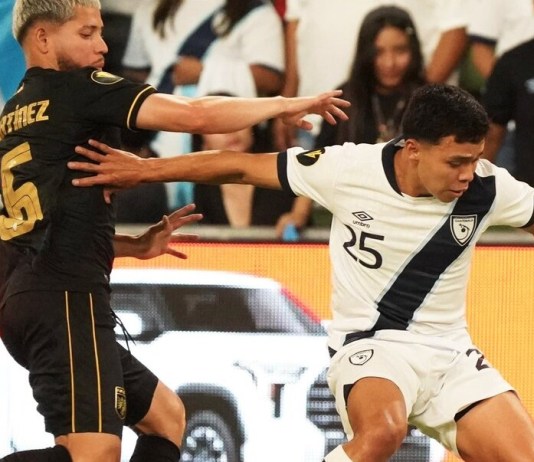 Este viernes, la selección nacional de Panamá derrotó 1- 0 a Guatemala, en la segunda jornada de la Copa Oro 2025. Foto La Hora. FFG